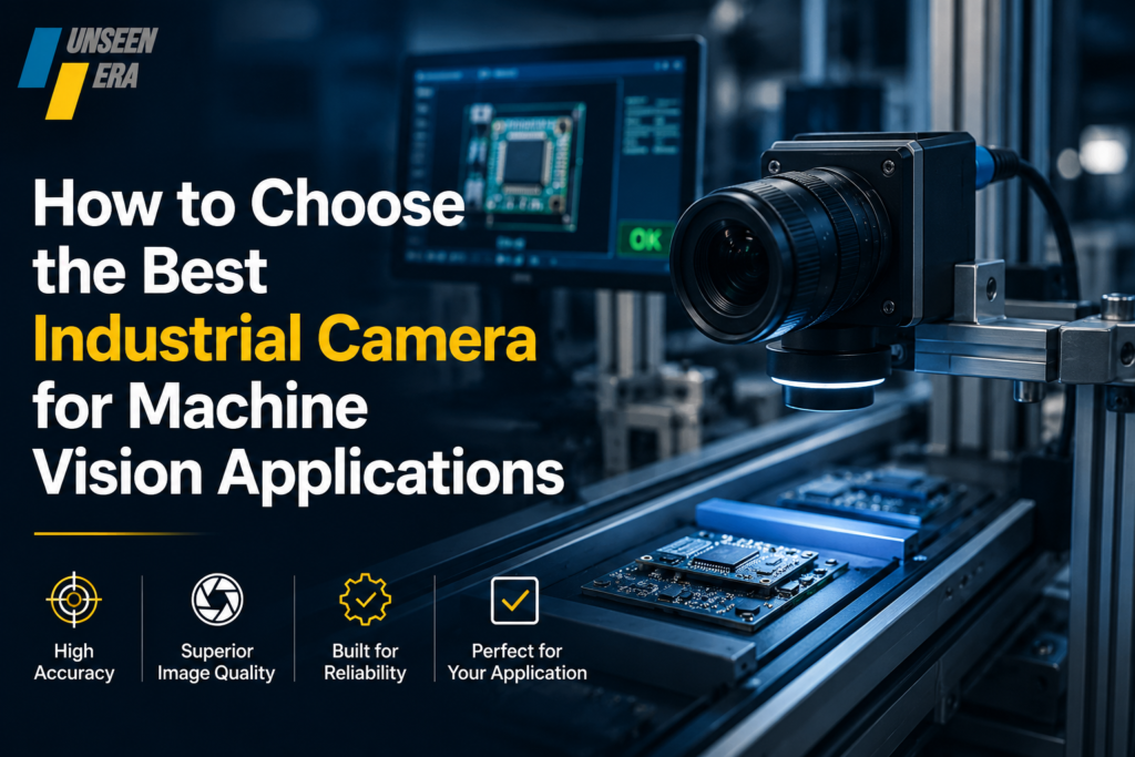 Industrial camera for machine vision