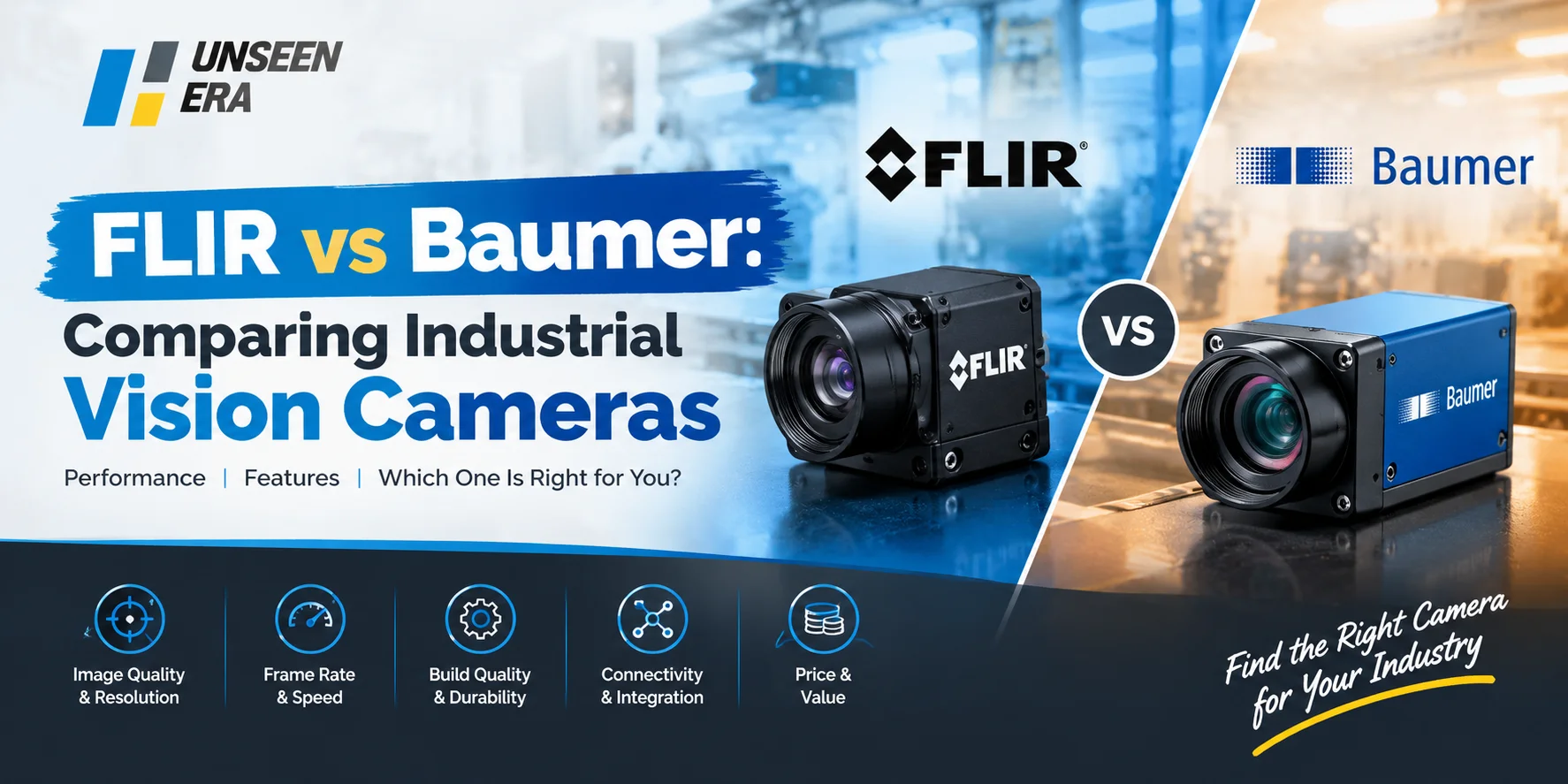 FLIR vs Baumer: Comparing Industrial Vision Cameras